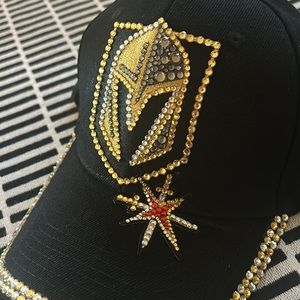 Vegas golden knights bling hat